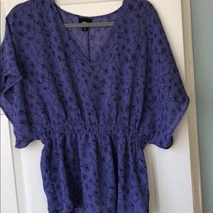 Sheer purple Mossimo top